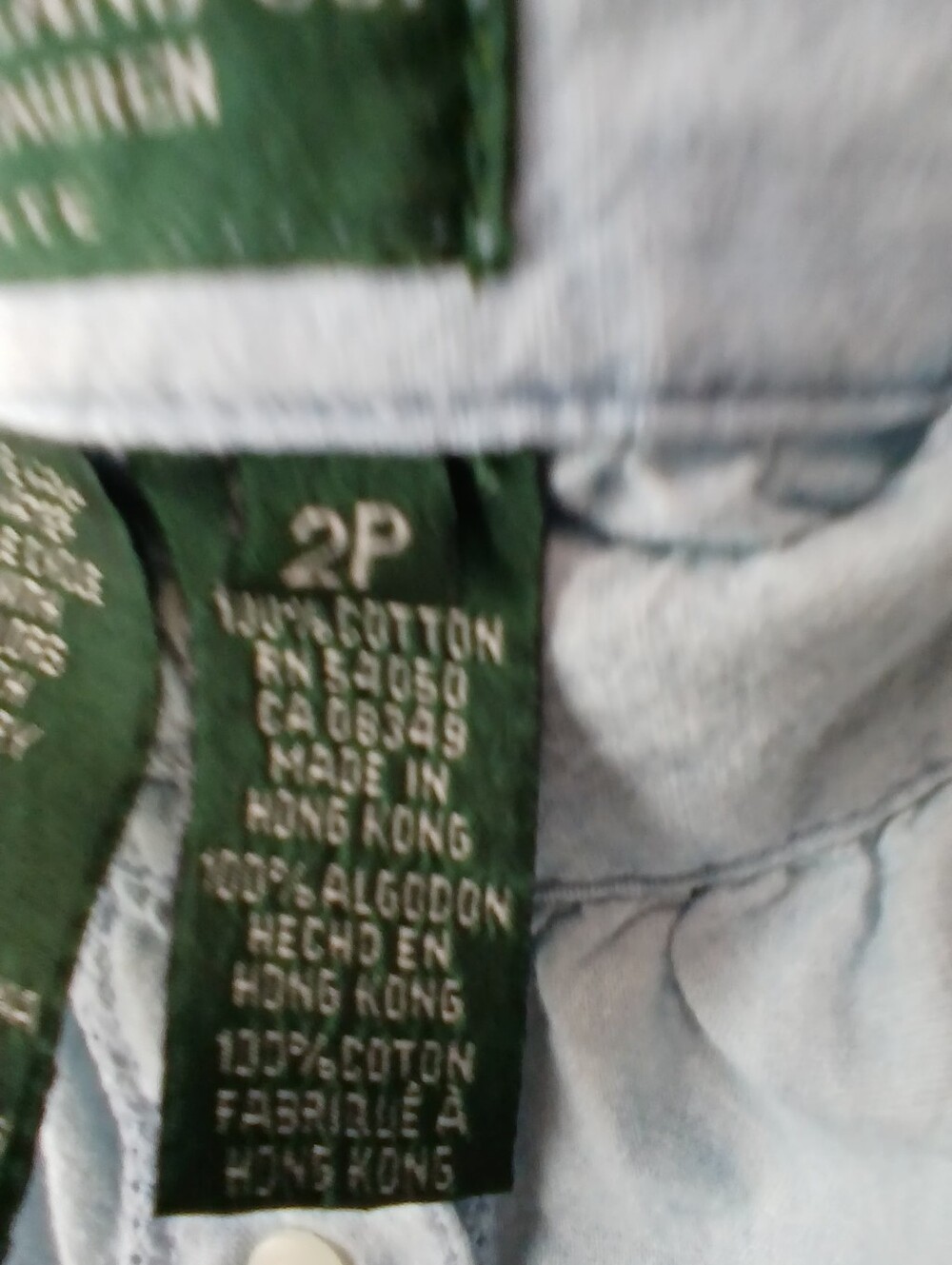 Lauren Jeans Co. Ralph Lauren Chambray Maxi Skirt Womens 2P Cottagecore Coastal - Picture 6 of 10